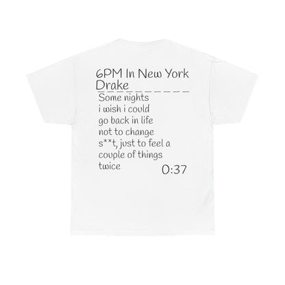 Drake Quote Unisex Heavy Cotton Tee - Nostalgic Vibes Shirt