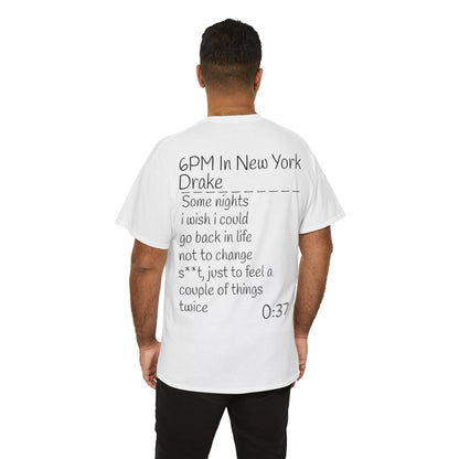 Drake Quote Unisex Heavy Cotton Tee - Nostalgic Vibes Shirt